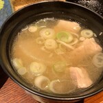 とんかつ けい太 - トン汁