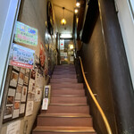銀座ブラジル - 急な階段
