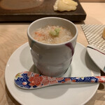 鮨 銀座 おのでら - ズワイガニの餡かけ茶碗蒸し