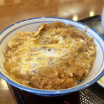 そば処松屋 - カツ丼セット(カツ丼と温かいたぬき蕎麦)