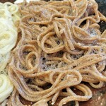 飯田商店 - 昆布つゆを、かけてたっぷり混ぜました