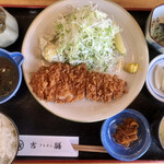 吉膳 - 中ロースカツ定食　¥1,250-