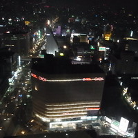 テーブル36 - 席からの夜景