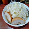 Ramembutanchi - 麺少なめラーメン+味付け玉子（ヤサイ・ニンニク）