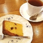 あびいろーど - ケーキセット(紅茶)