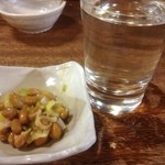 武蔵屋 - 二杯目は納豆で