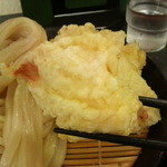 ほの香 - かしわ天でかいですね。
