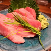 はせ茂 - お造り（めじまぐろ）