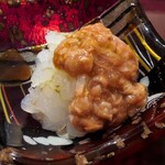 島津 - 白エビ，鯛の酒盗