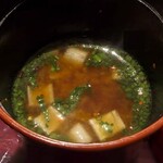 島津 - アラの味噌汁