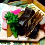 祇園 川上 - 平目の求肥巻き、他