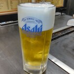 Maguroya - まずは生ビールで乾杯 (アサヒスーパードライ) ¥650