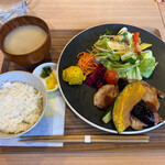 Cafe Dining Sera - 京都ポークのとんてき定食1,350円
