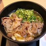 Teuchi Udon Ganchan - 黒毛和牛 肉うどん(並 550円)