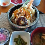 Resutoran Sakura - ランチ 天丼 追加差額 550円