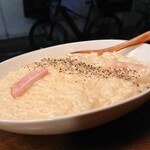 みんなのおじや - カルボナーラおじや