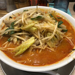 麺飯食堂 八右衛門 - モツニラそば ¥780