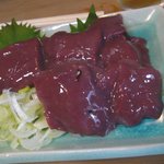 玉や - レバ刺し