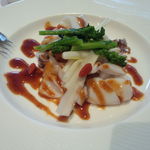 中国料理 「王朝」 ヒルトン大阪 - 槍烏賊と春野菜の和え物