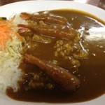 ジャンボカレー - エビフライカレー大盛り