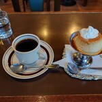 喫茶 マウンテン - コーヒーとプリン