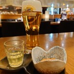 吉翔 - お通しとビール