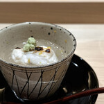 Sushi Miyakawa - 茶碗蒸し 虎河豚白子 蕪擦流し
