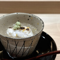 すし宮川 - 茶碗蒸し 虎河豚白子 蕪擦流し