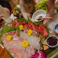 いけす鶴八 新栄店 - お刺身2種盛り合わせ