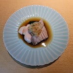 鮨し人 - 鰤しゃぶ 白子 葱