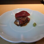 鮨し人 - 鮪漬け ふくらぎ