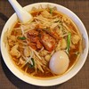 麺匠 八雲 - スタミナZキムチラーメン（醤油） + 牛ホルモン + 味付煮卵