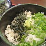 Honteuchi Taiya - ご飯は、頼んでも頼まなくてもＯＫ。雪見の残った汁を入れると…