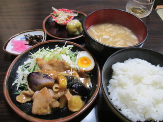 Tokiwa - 豚と茄子味噌炒め ６００円