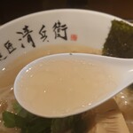 麺匠 清兵衛 - スープ