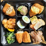 Nampira Daburu - 特製いなり弁当(750円)です。