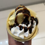 ジェラフル - 料理写真:Wクリームバナナチョコソース♪