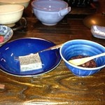 肘折温泉丸屋旅館 - デザート ゴマプリンとあずき