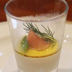 MAIN DINING Ichi - オリーブオイル豆乳ムース