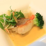 MAIN DINING Ichi - ◇スズキのポワレ　サフランソース