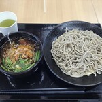 蕎麦処 十割庵 - 豚肉のつけそば　900円