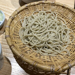 小松庵総本家 - 栃木の花蕎麦　少し緑がかって新鮮な感じ。