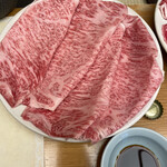 Shabushabu Nihon Ryouri Kisoji - 特選霜降肉。ランチ4840円