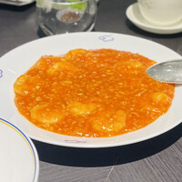中国料理 翡翠宮 - 海老のチリソース 小盆