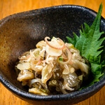 Whisk shellfish wasabi