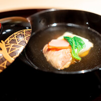 恵比寿 逆月 - 潮仕立て 焼き真鯛椀