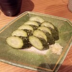酒菜舎虎純 - 胡瓜のぬか漬け