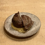 焼鳥 谷口 - マッシュルーム肉詰め