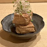 焼鳥 谷口 - 自家製揚げたて厚揚げ
