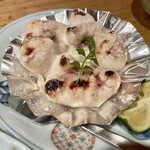 あじ平 - 白子(塩焼)